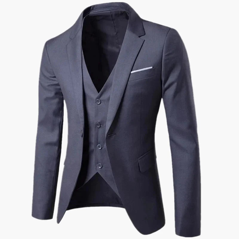 Herren Business Sakko – Klassischer Einreiher Blazer, Modernes Design, Ideal für Büro und festliche Anlässe