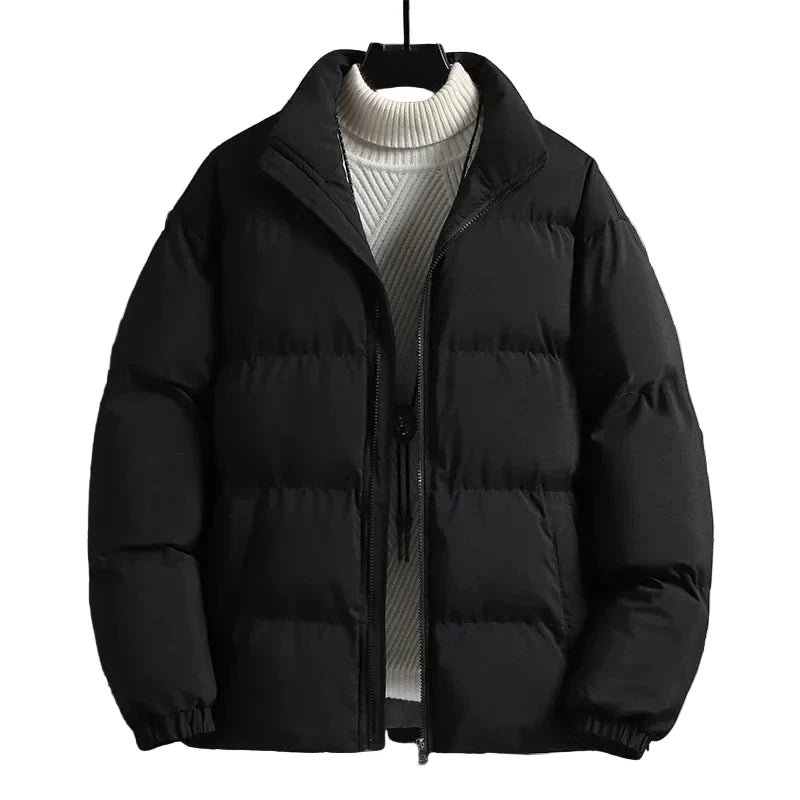 Unisex Daunenjacke für Winter, Steppjacke im modernen Freizeitstil, koreanisches Design – Herren & Damen