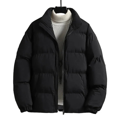 Unisex Daunenjacke für Winter, Steppjacke im modernen Freizeitstil, koreanisches Design – Herren & Damen