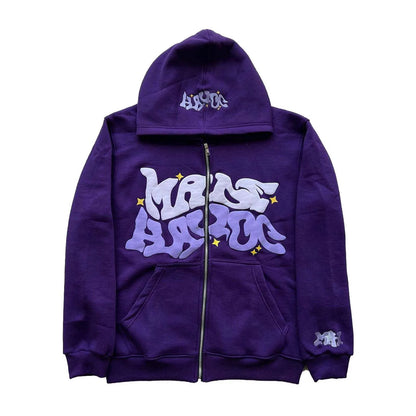 Max – Kapuzenjacke mit auffälligem Schriftzug-Design