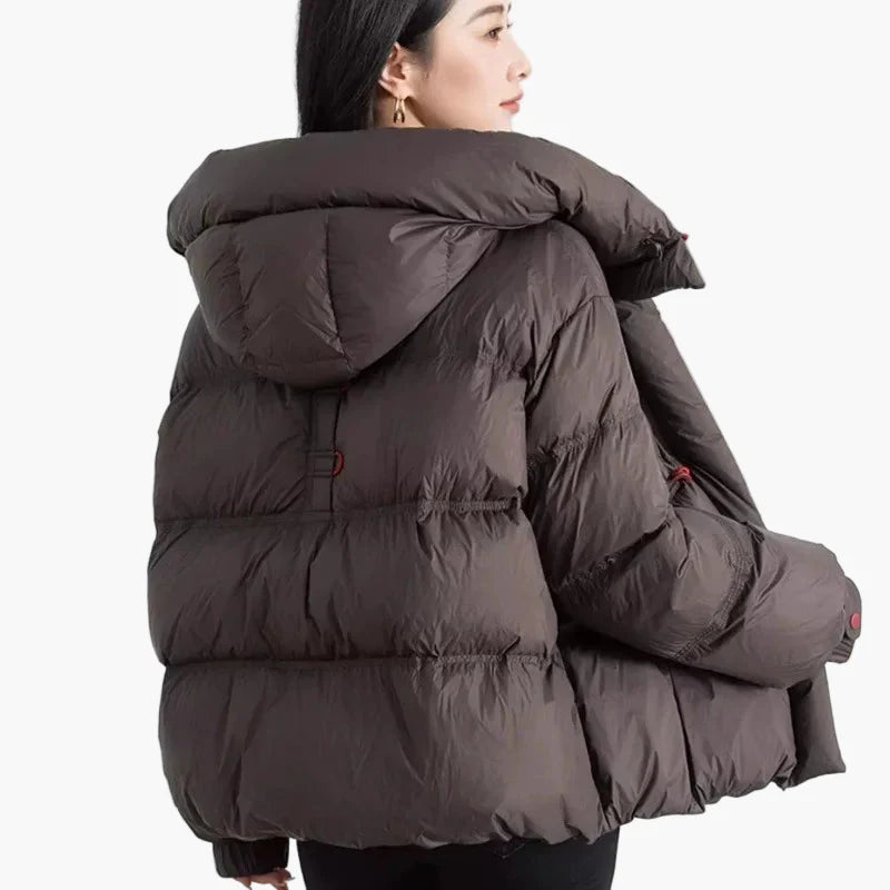 Damen Winter Steppjacke mit Kapuze – Modisch, Warm & Bequem für Alltag und Freizeit