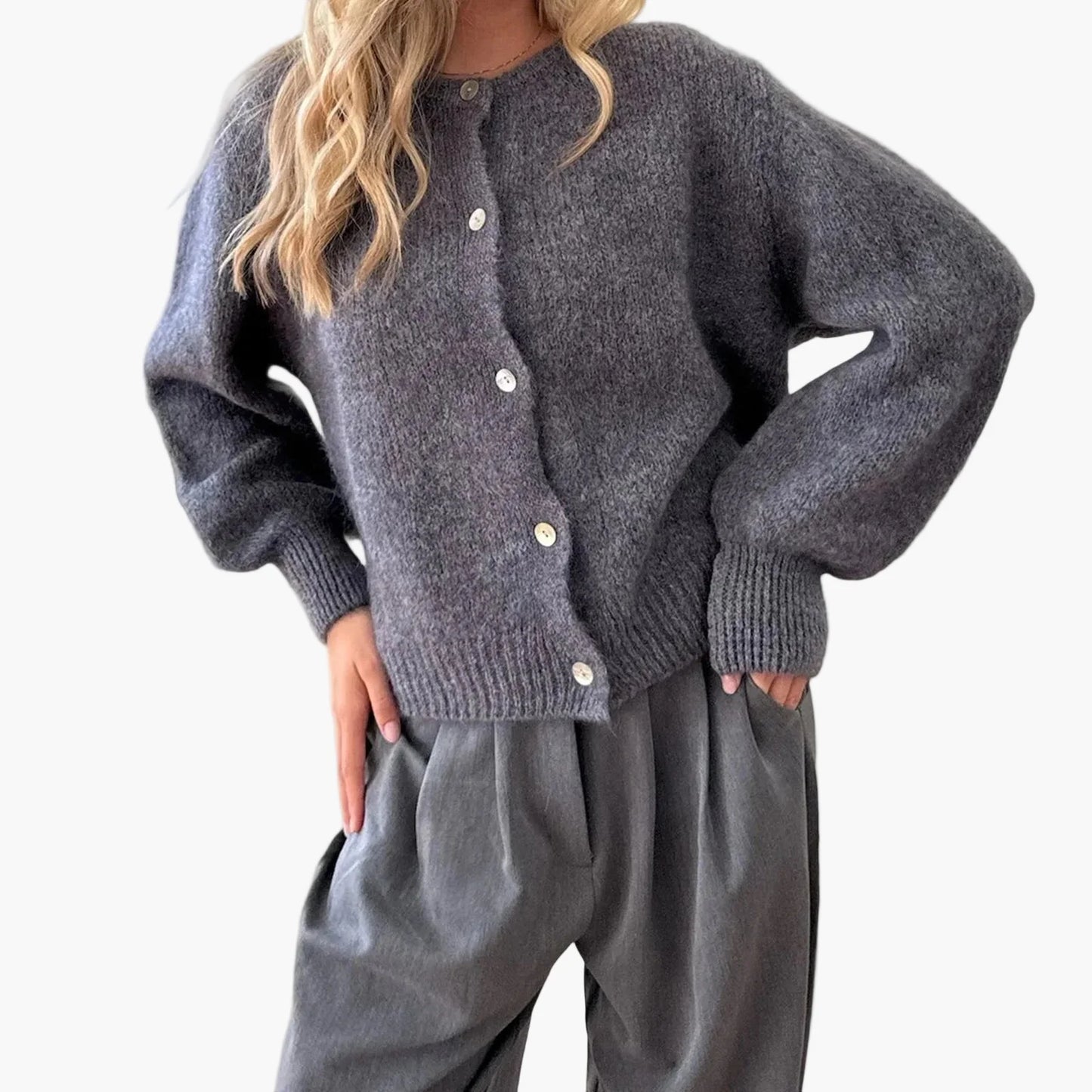 Damen Strick-Cardigan für Alltag und Freizeit – Moderner, bequemer Style