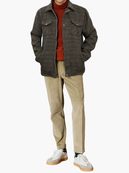 Herren Wolljacke im Vintage-Stil für Freizeit und Alltag