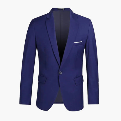 Herren Business Sakko – Klassischer Einreiher Blazer, Modernes Design, Ideal für Büro und festliche Anlässe