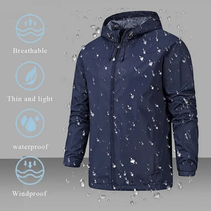 Lukas - Herren Outdoor-Windjacke für Frühling und Herbst - Wasserdicht und Atmungsaktiv