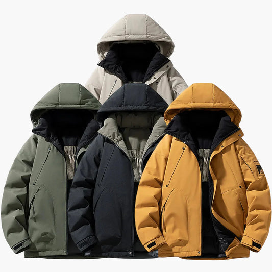 Herren Winter Outdoor Parka Jacke – Warm, Winddicht & Stilvoll für Alltag und Freizeit