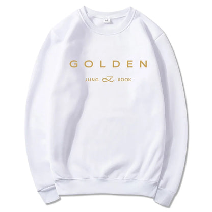 Robin – Unisex Kapuzenpullover mit Golden-Print