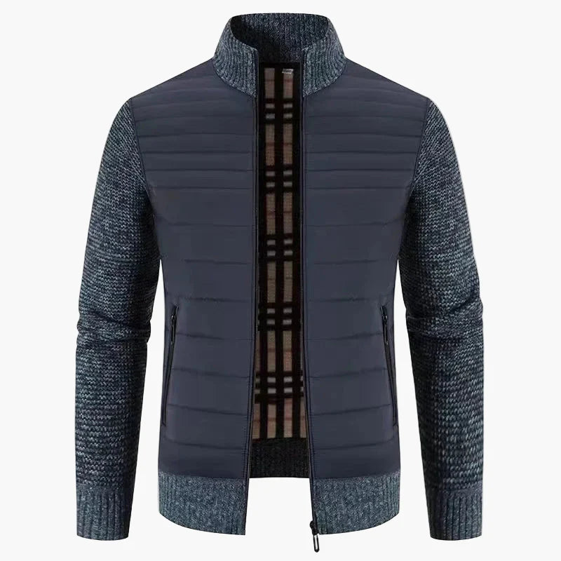 Herren Strickjacke im koreanischen Stil – Modischer Slim Fit Cardigan für Freizeit und Alltag