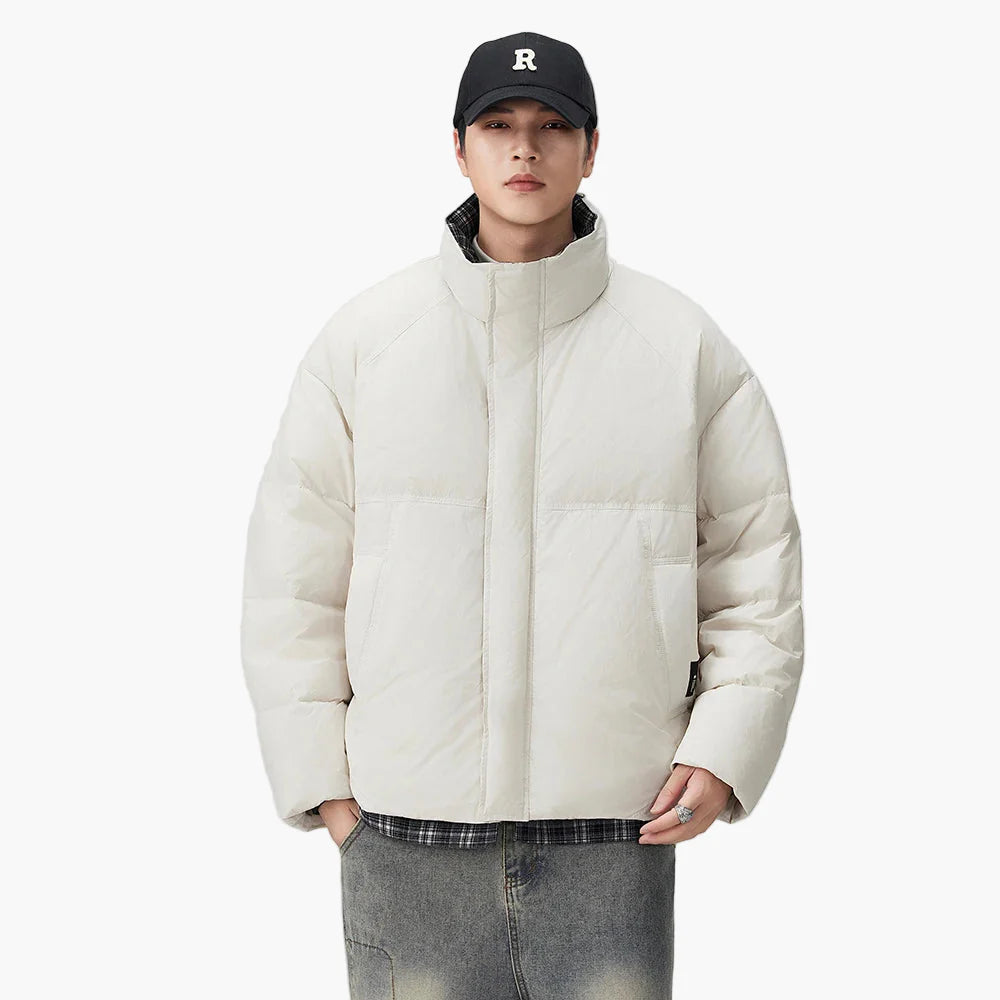 Herren Oversize Steppjacke – Lässiger Streetstyle Wintermantel für Alltag und Freizeit