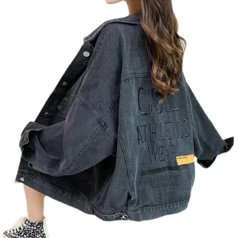 Annelie - Vintage Washed Denim Jacket für Frauen