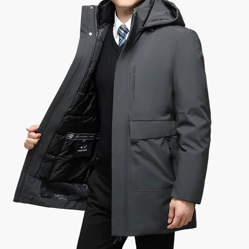 Herren Winter Business Parka – Eleganter Mantel für Büro und Alltag