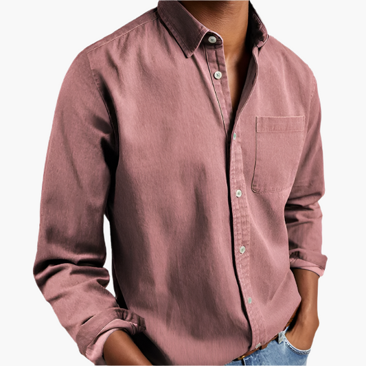 Herren Freizeithemd Denim | Klassisches Button-Down für Alltag und Büro