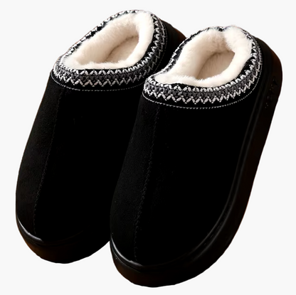Herren Hausschuhe – Bequeme Winter Pantoffeln mit Warmfutter und rutschfester Sohle für Zuhause