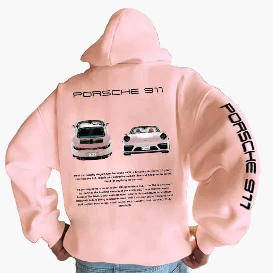 Herren Unisex Hoodie Porsche 911 GT3 RS – Motorsport Streetwear Racing Pullover