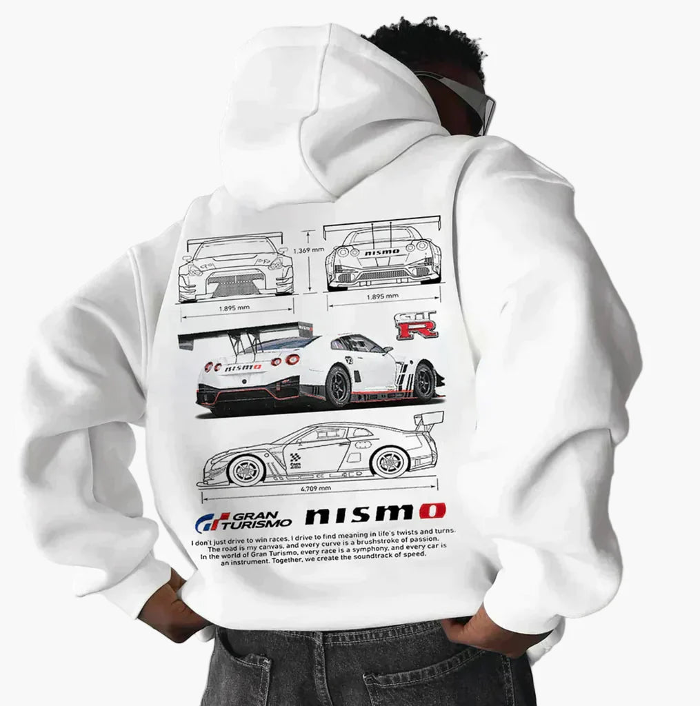 Herren Unisex Hoodie Porsche 911 GT3 RS – Motorsport Streetwear Racing Pullover