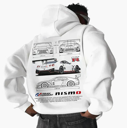 Herren Unisex Hoodie Porsche 911 GT3 RS – Motorsport Streetwear Racing Pullover