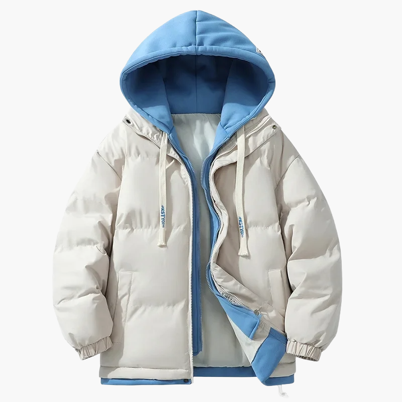 Unisex Winter Steppjacke mit Kapuze – Modischer Alltagsmantel für Damen und Herren