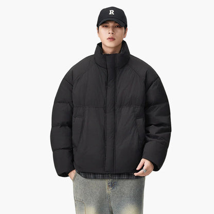 Herren Oversize Steppjacke – Lässiger Streetstyle Wintermantel für Alltag und Freizeit