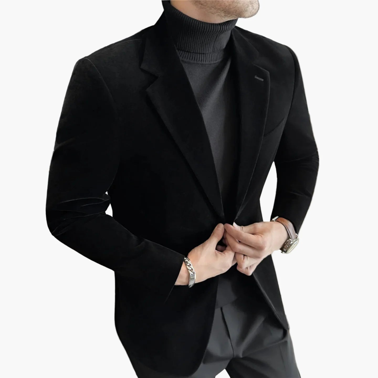 Herren Business Blazer Modern Fit – Eleganter Anzugjacke für Büro & festliche Anlässe