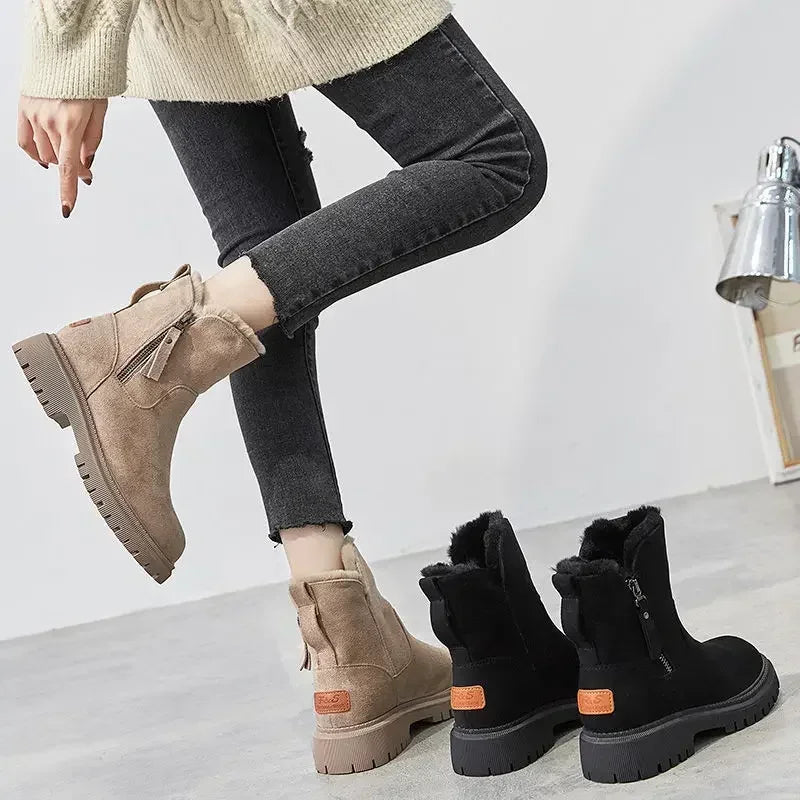 Haisley – Damen Winterstiefel mit Fellfutter