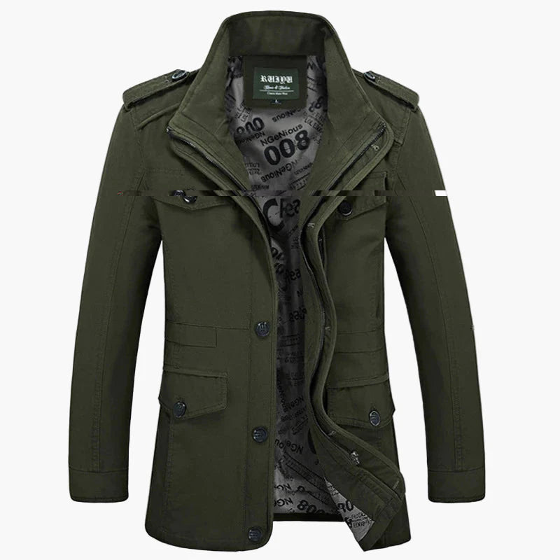 Herren Militärstil Freizeitjacke – Modische Outdoor Übergangsjacke