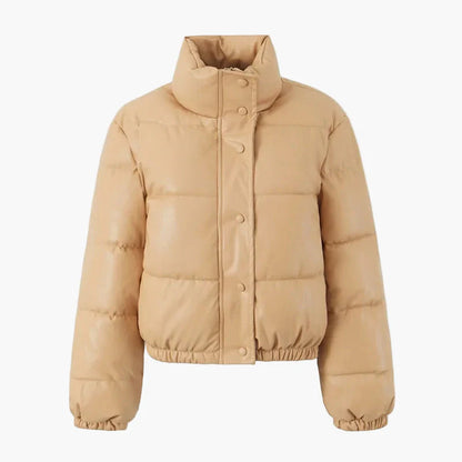 Damen Steppjacke Winter Pufferjacke Streetstyle Warm Outdoor