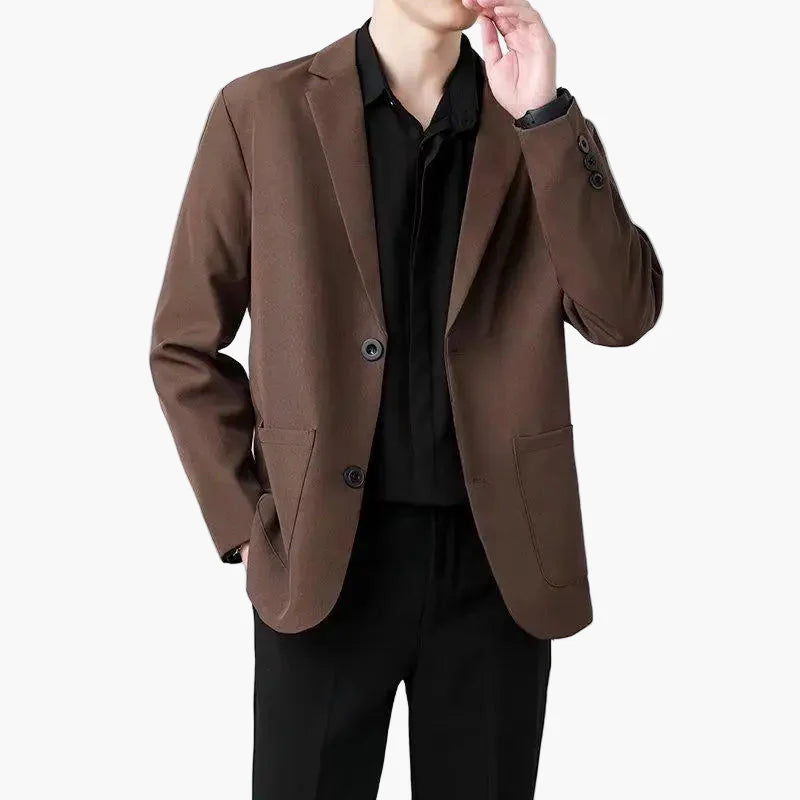 Herren Blazer Modern Business Casual Sakko Eleganter Stil für Büro und Alltag