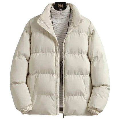 Unisex Daunenjacke für Winter, Steppjacke im modernen Freizeitstil, koreanisches Design – Herren & Damen