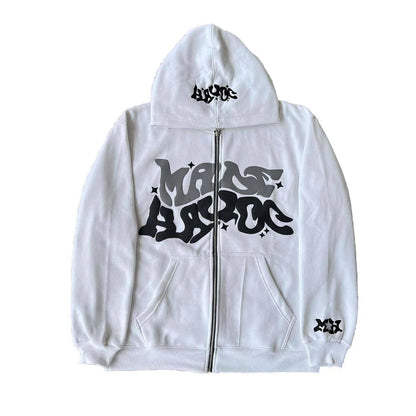 Max – Kapuzenjacke mit auffälligem Schriftzug-Design