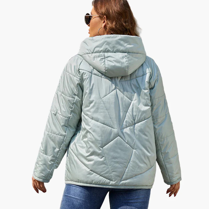Damen Steppjacke Übergangsjacke Casual Alltag Komfort
