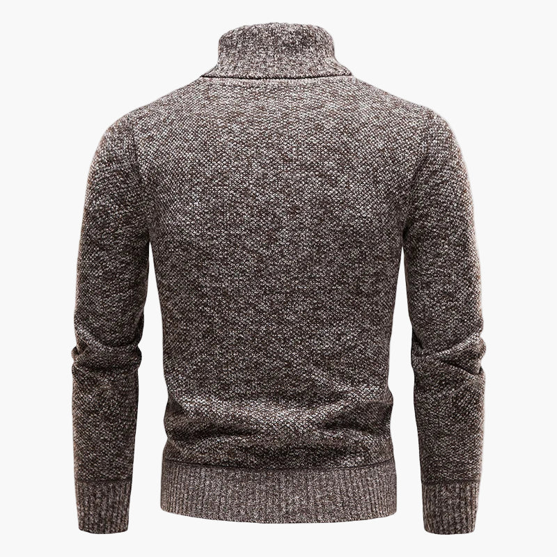 Herren Rollkragenpullover Strick Modern Freizeit Wintermode