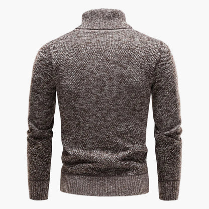 Herren Rollkragenpullover Strick Modern Freizeit Wintermode