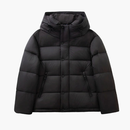 Herren Steppjacke mit Kapuze – Warme Casual Winterjacke für Alltag und Outdoor