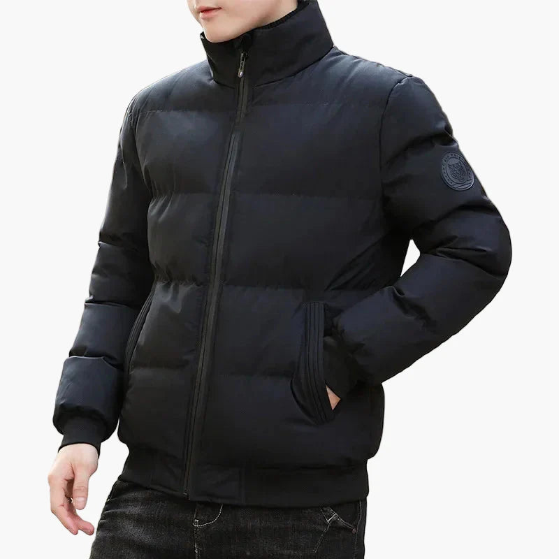 Herren Steppjacke Winterjacke Modern Freizeit Warm Gepolstert