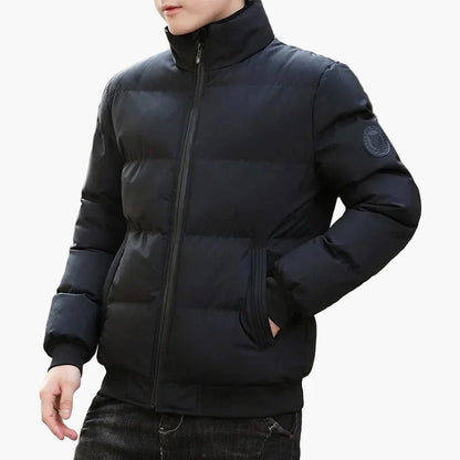 Herren Steppjacke Winterjacke Modern Freizeit Warm Gepolstert