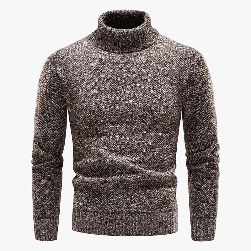Herren Rollkragenpullover Strick Modern Freizeit Wintermode