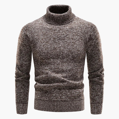Herren Rollkragenpullover Strick Modern Freizeit Wintermode