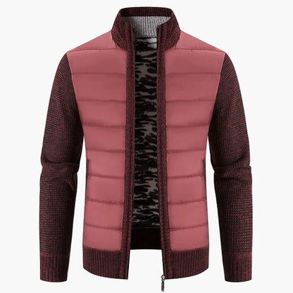 Herren Strickjacke mit Stehkragen – Modische Übergangsjacke für Alltag und Freizeit