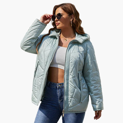 Damen Steppjacke Übergangsjacke Casual Alltag Komfort