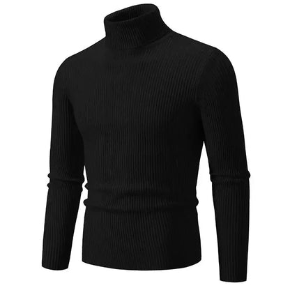 Luca - Strickpullover mit Hohem Kragen