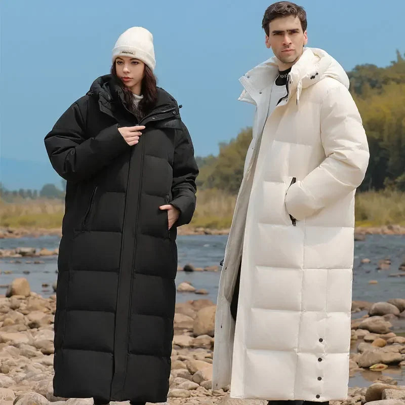 Dominik – Langer Unisex Daunenmantel für den Winter