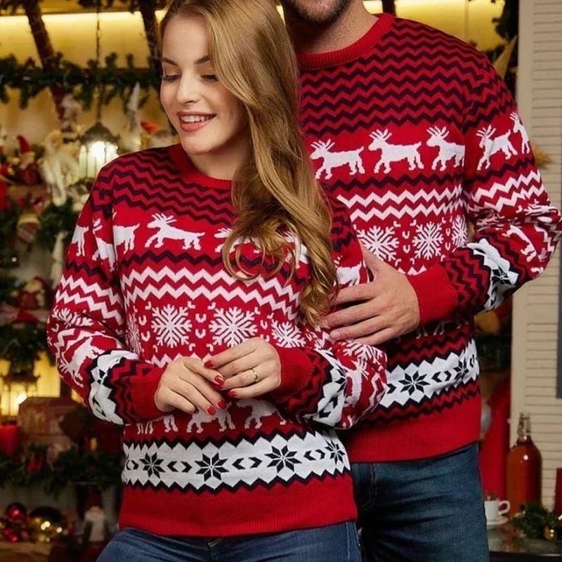 Elise - Hässlicher Weihnachtspulli - Gemütlicher Strickpullover im skandinavischen Stil