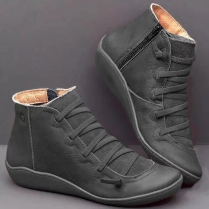 Isabelle - Damen Stiefeletten aus PU-Leder