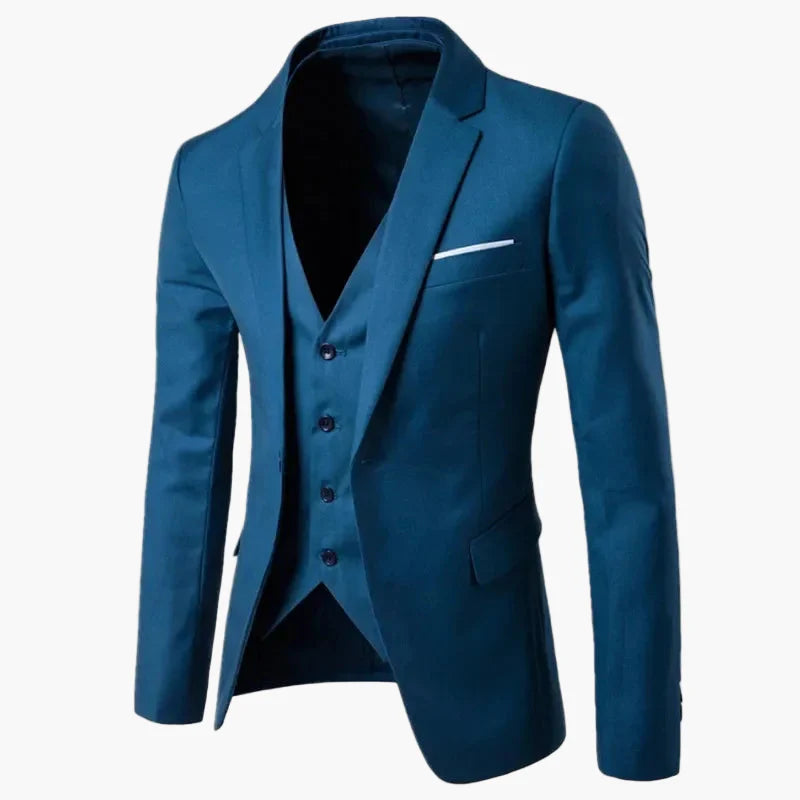 Herren Business Sakko – Klassischer Einreiher Blazer, Modernes Design, Ideal für Büro und festliche Anlässe