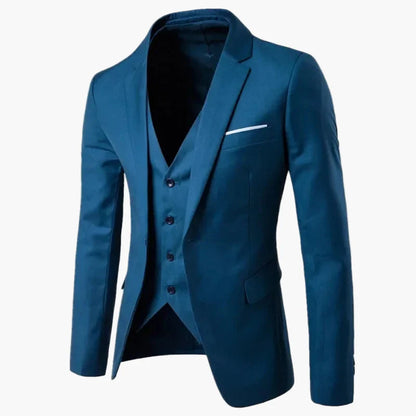 Herren Business Sakko – Klassischer Einreiher Blazer, Modernes Design, Ideal für Büro und festliche Anlässe