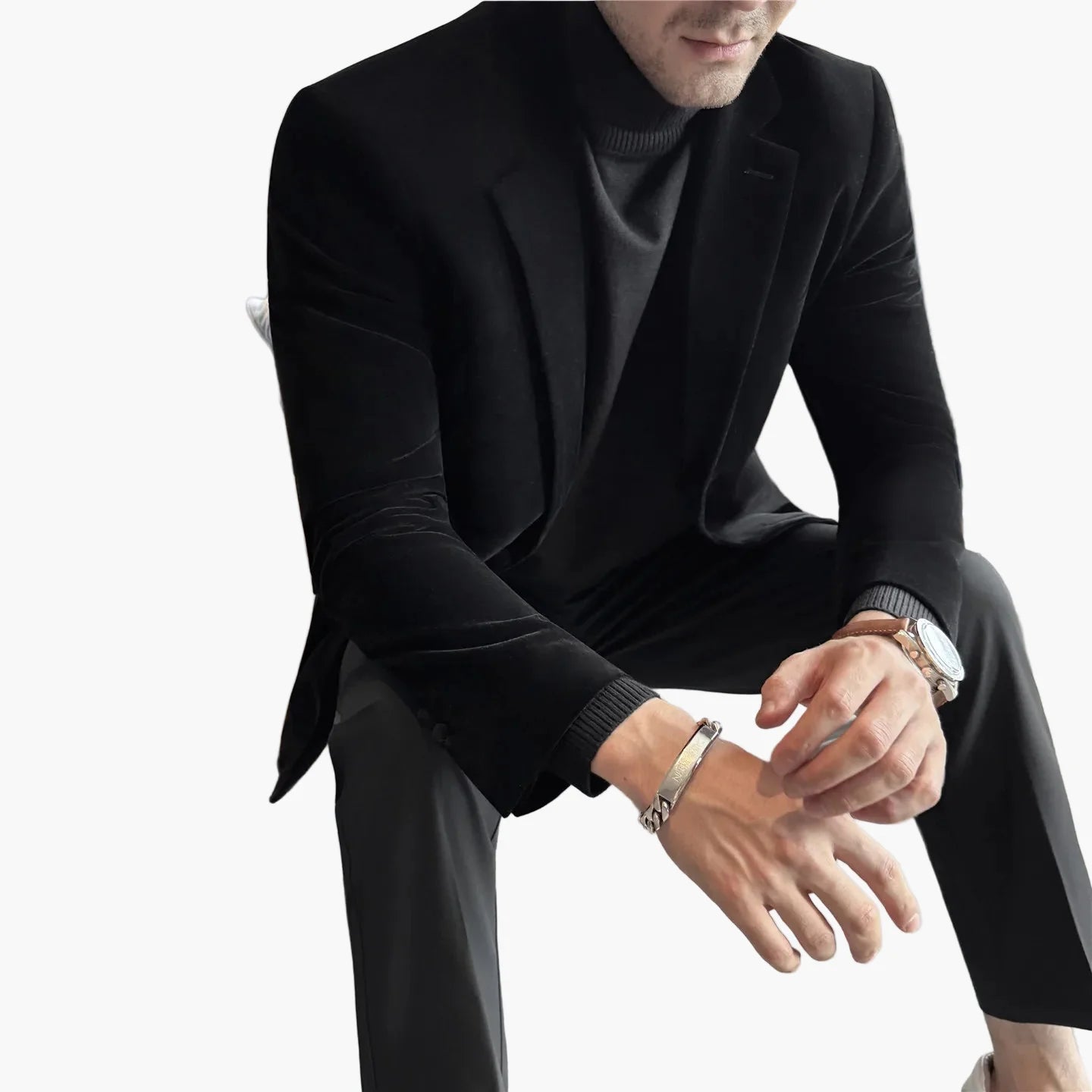 Herren Business Blazer Modern Fit – Eleganter Anzugjacke für Büro & festliche Anlässe