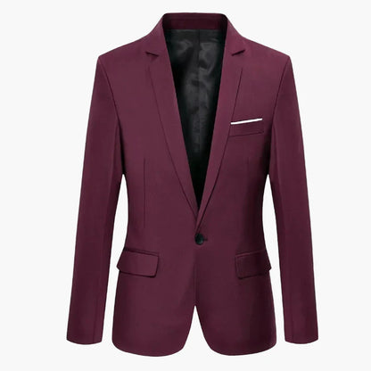 Herren Business Sakko – Klassischer Einreiher Blazer, Modernes Design, Ideal für Büro und festliche Anlässe