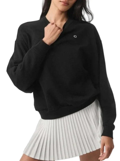 Damen Oversize Sweatshirt Freizeit Lässig Basic