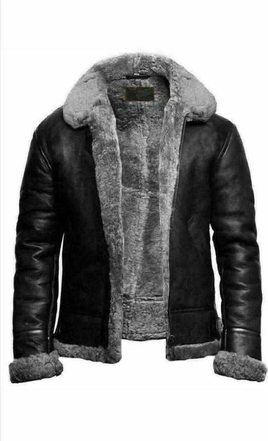 Erik - Jacke für Herren - Kunstfell, langärmelig, für Herbst und Winter