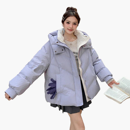 Damen Winter Steppjacke im Oversized-Look – Modisch & Warm für Alltag und Freizeit